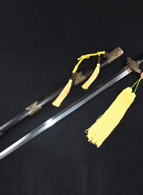 龙泉市刀剑工艺品花纹钢刻花唐剑