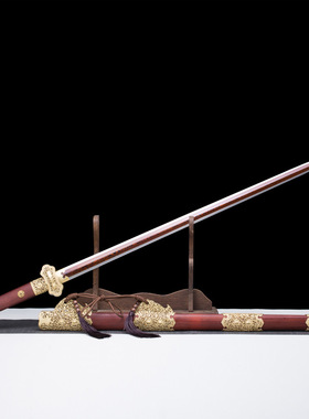 龙泉市刀剑工艺收藏品花纹钢发红