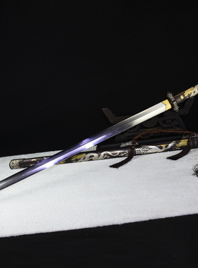 龙泉市刀剑花纹钢烧刃四面影视