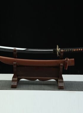 龙泉市刀剑手工锻打花纹钢小乌丸