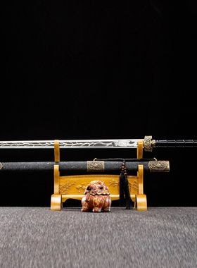 龙泉市刀剑高锰钢一体六面春秋