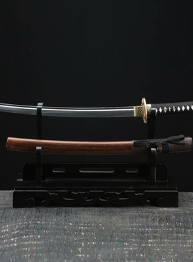 龙泉市刀剑花纹钢烧刃中款一体