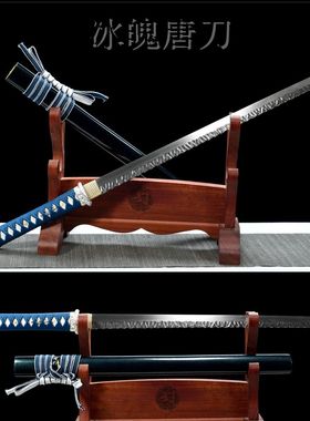 龙泉刀剑花纹钢锻打宝剑未开刃