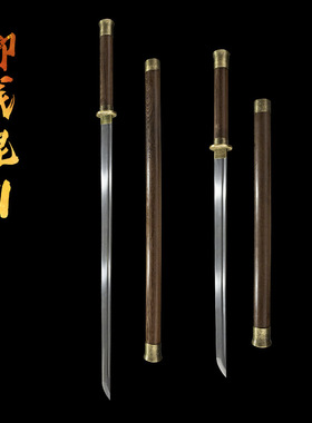 龙泉市手工锻打花纹钢一体棍刀