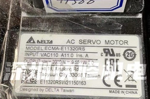 台达ECMA-E11320RS伺服电机马达磁铁线圈编码器轴承等维修