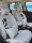 Льняная тканевая подушка автокресла, чехол для сиденья, милый мультяшный специальный чехол для сиденья, полностью окруженный четырьмя сезонами универсального использования mini 0