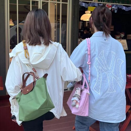 适用龙骧mini饺子包改造肩带手工DIY编织替换绳包带原创设计绳带