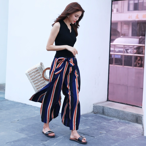 Этнические штаны, шифоновое пляжное платье, юбка, стиль бохо, этнический стиль, высокая талия