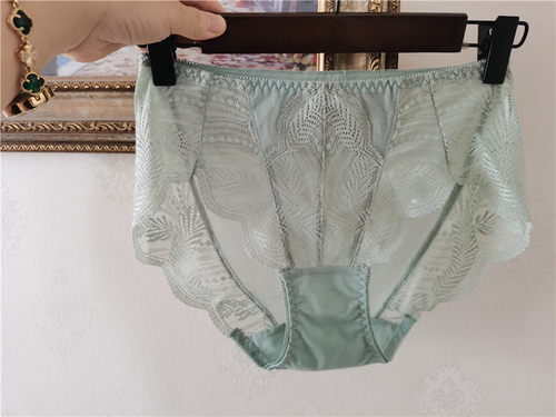 大码女士蕾丝内裤全棉轻薄速干
