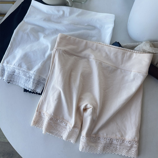 外贸收腹女士纯棉安全裤五分裤全棉档加档无痕包臀免穿内裤二合一