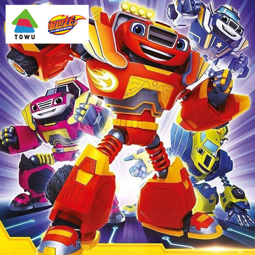TOWU 旋风战车队机器人飚速救援怪兽卡车飙速赛车男孩礼物萨格