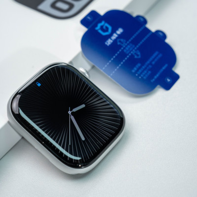 适用于applewatchs10膜苹果手表s9屏幕保护膜s7/s8贴膜se2软膜