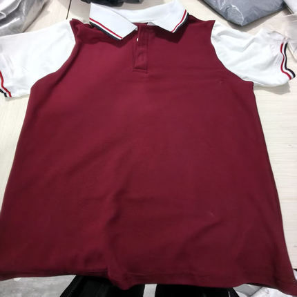 定制各种校服短袖T恤没校徽定制款