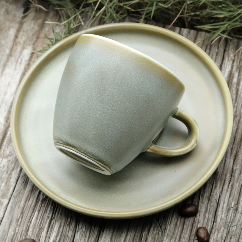 DXC American style Coffee cup and saucer suit originality Restaurant Simplicity ceramics Refinement Mini Mug trumpetin the Tableware , Coffee , Mug  category - from Buy2taobao.com to provide professional Taobao agent buy service