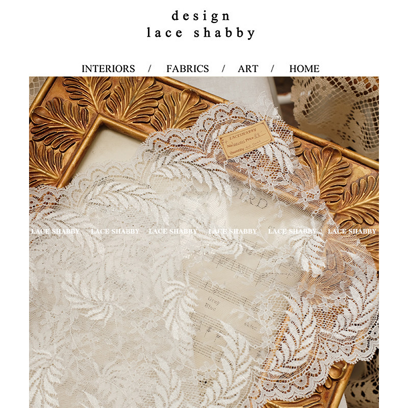 伊丝莎贝新款法国进口leaverslace列维斯蕾丝花边法蕾叶蔓手工diy