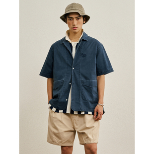 衬衫 CENLES 短袖 水洗工装 SS26