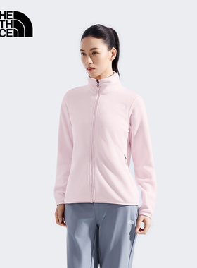 TheNorthFace北面抓绒衣女2025秋冬户外保暖外套冲锋衣内胆8FJU