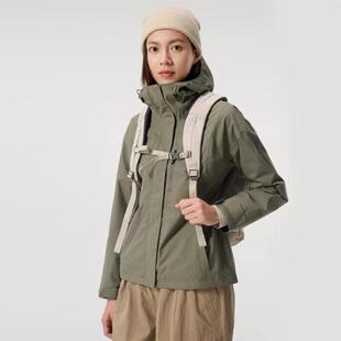25春夏哥伦比亚户外防风防水透气连帽冲锋衣女外套户外休闲WR0533