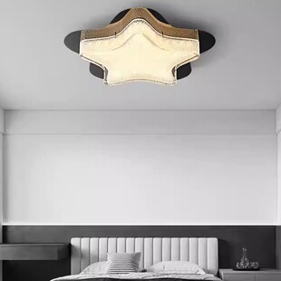 意式极简高级感儿童房护眼吸顶灯设计师2025新款米奇卧室房间灯具
