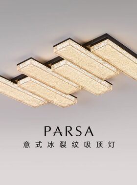 客厅吸顶灯新款高亮护眼全光谱客厅主灯现代大气意式轻奢客厅灯
