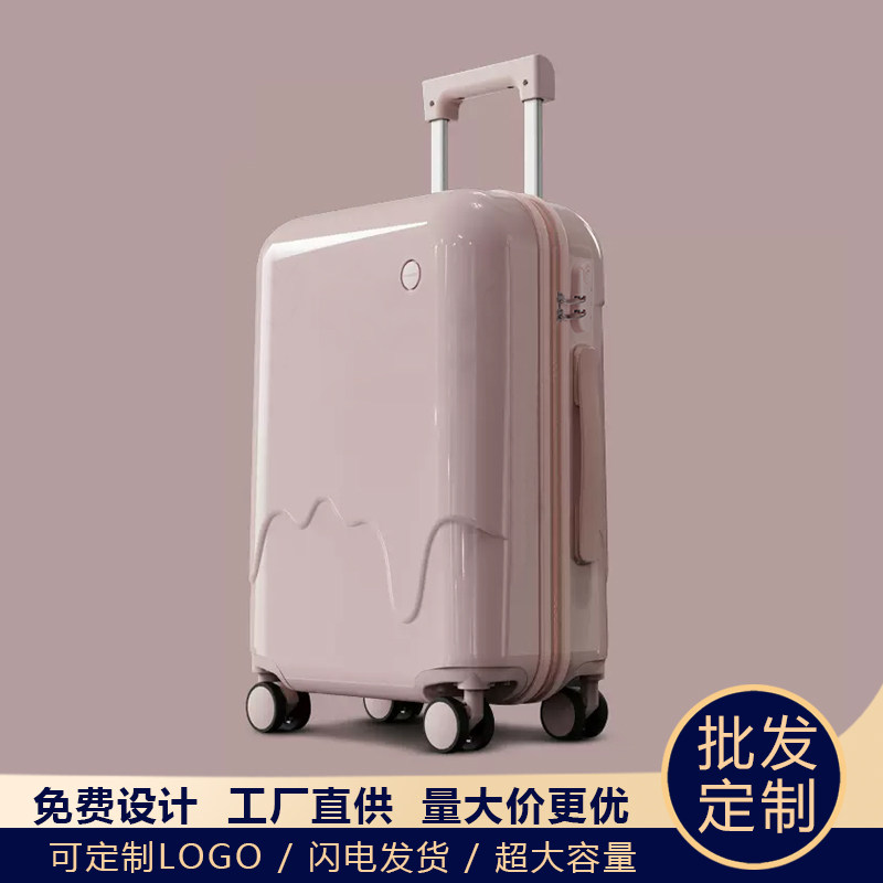 小型儿童行李箱20寸24旅行箱皮箱密码拉杆箱拉链手提箱万向轮静音
