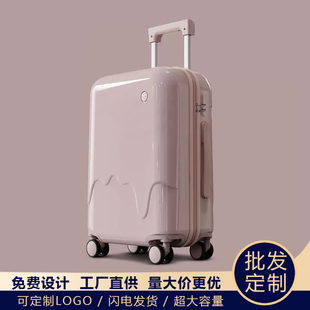 小型儿童行李箱20寸24旅行箱皮箱密码拉杆箱拉链手提箱万向轮静音