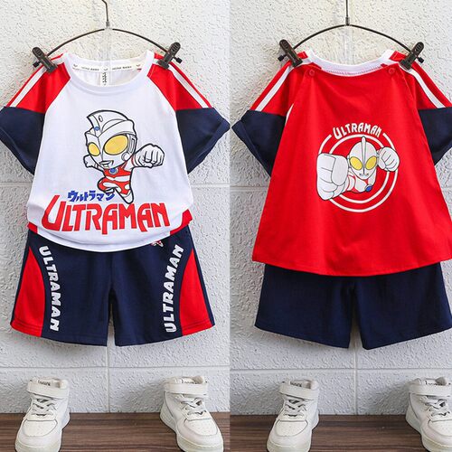 奥特曼衣服男童夏装两件套