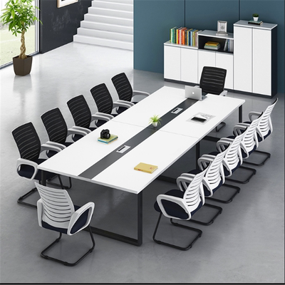 云南昆明办公室会议桌椅组合简约现代桌椅组合接待大型家具工作台