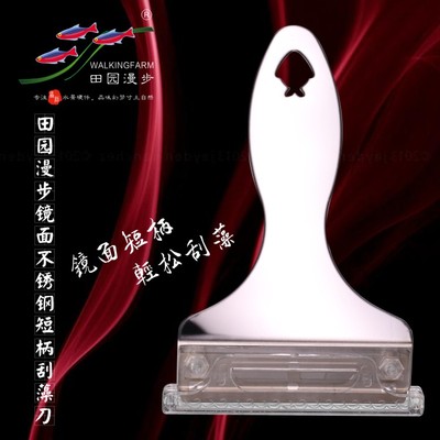 田园漫步不锈钢短柄刮藻刀