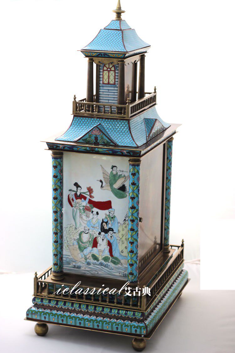 钟表 仿古钟表 古典钟表 壁炉钟 欧式钟表 机械景泰蓝钟表
