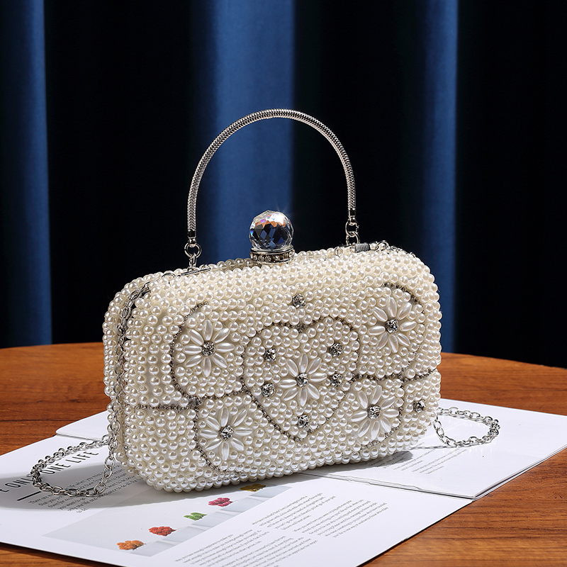 丝芙伦镶钻珍珠宴会包喜婆婆婚包