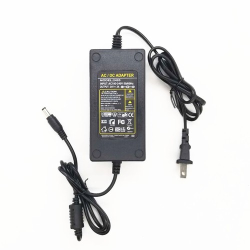 KJS-1208监控电源24V2A电源适配器 24V1500MA LED摄像头电源 双线