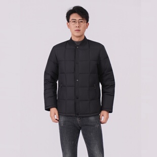 大羽轻薄款羽绒服男款2025冬季新款中老年短款男士轻便外套67102
