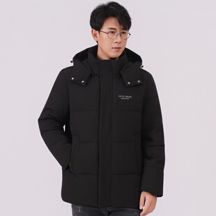 大羽轻薄款羽绒服男款2025秋冬季新款短款简约男士轻便外套81006