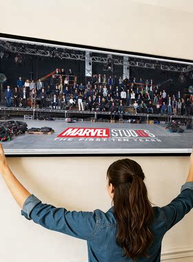 漫威十周年marvel MUC电影宇宙十周年全体人员合影海报挂画装饰画