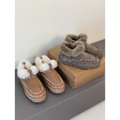 巨好看 厚底阿尔派今年 温暖我带来25FW羊羔毛厚底短筒雪地靴女