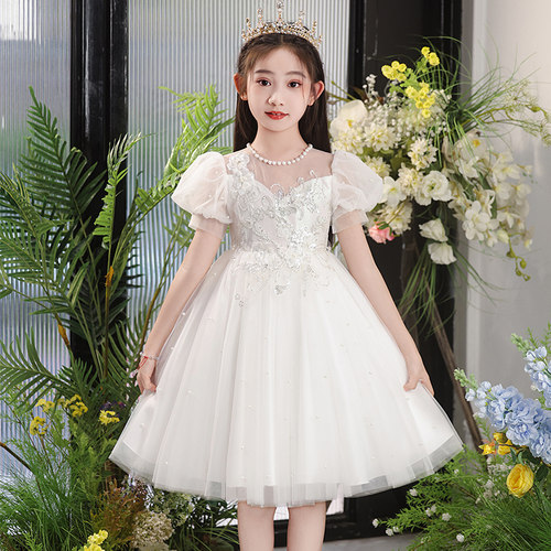 公主裙女童高端轻奢小众礼服儿童