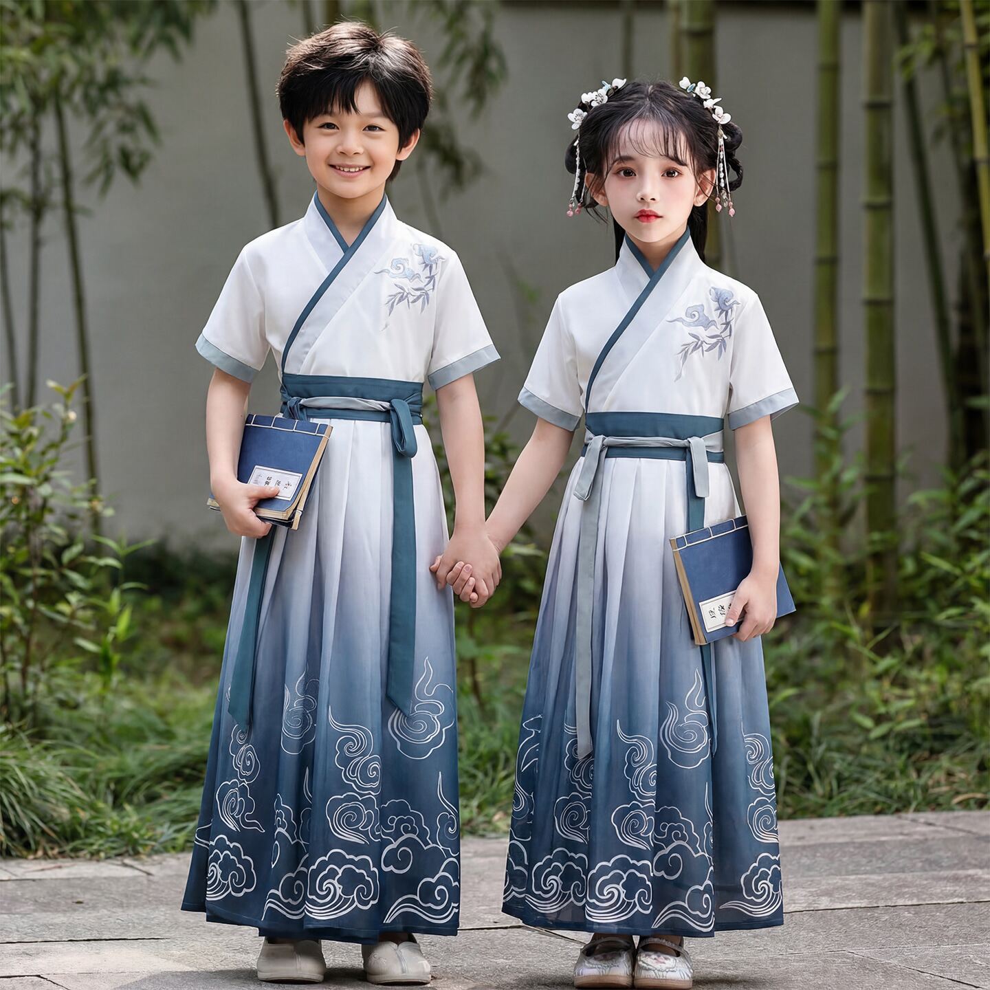 男童汉服2026新款夏季薄款女童古装国学服儿童端午节演出服装夏款