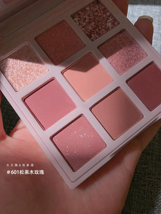 gogotales戈戈舞倾慕丝绒眼影盘611豆乳奶茶604哑光珠大地色纯欲