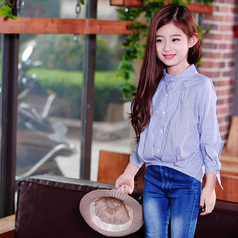 Chemise fille à manche longue - Ref 2084546 Image 1