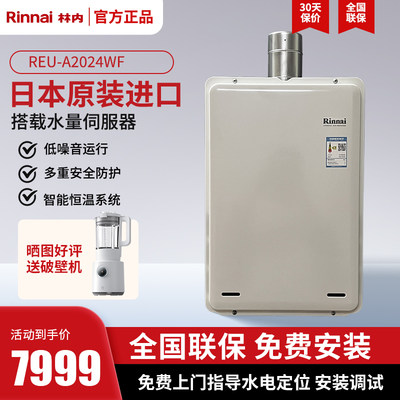 燃气热水器16Rinnai/林内强排