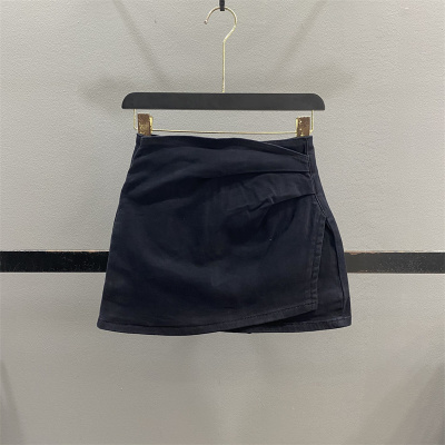 黑色牛仔半身裙女辣妹包臀裙短裙