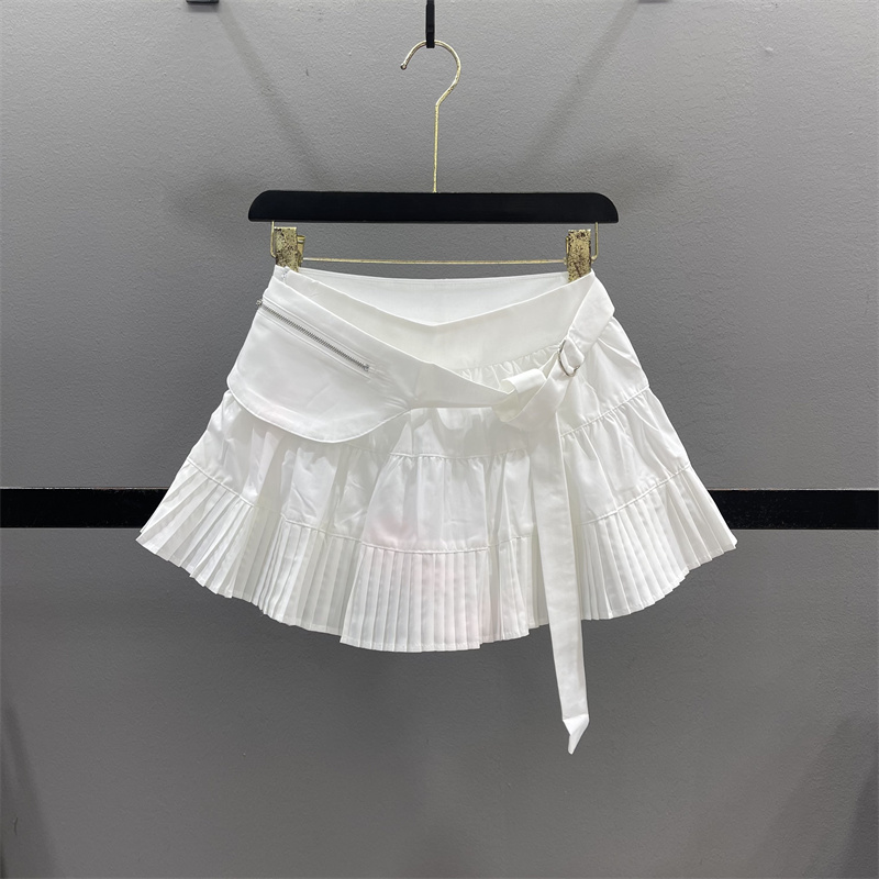 白色两穿重工蓬蓬半身裙女蛋糕裙