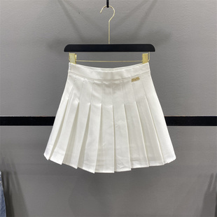 百褶裙女2026春夏高级感西装 半身裙学院风气质高腰显瘦A字短裙子