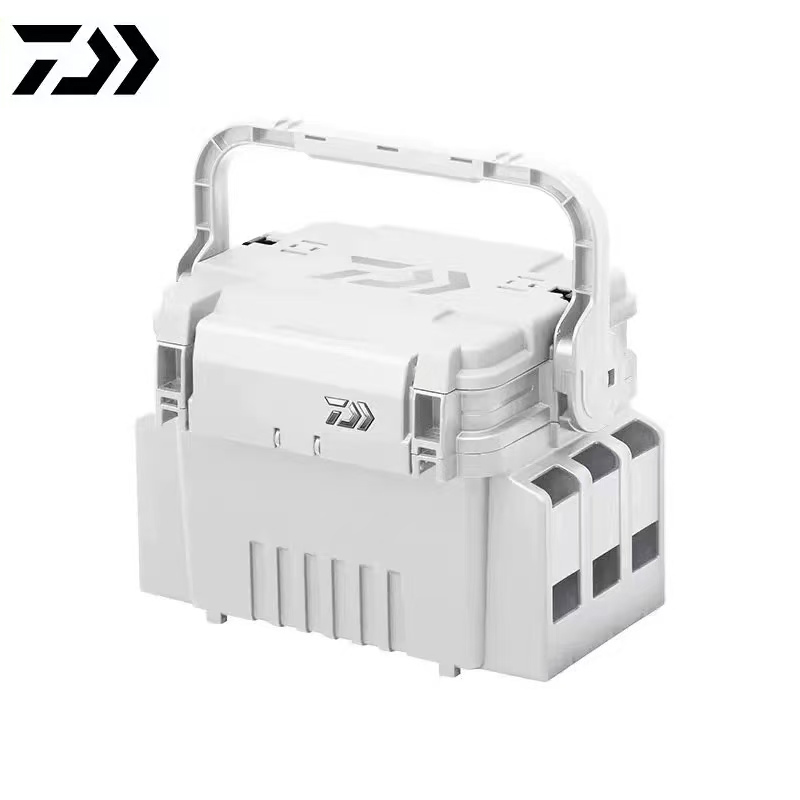 DAIWA达亿瓦路亚箱双层钓箱多功能渔具收纳箱插杆箱可坐钓鱼工具