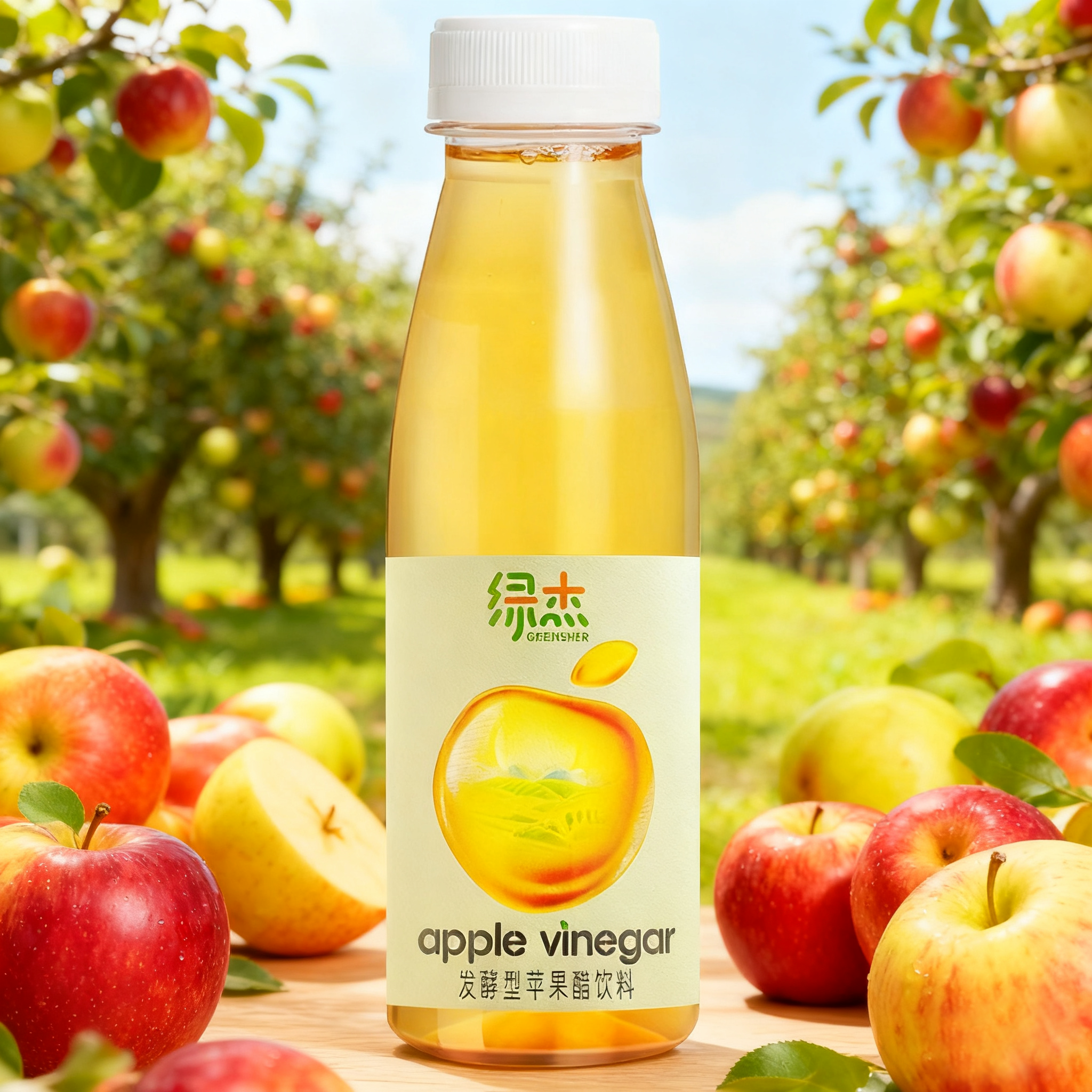 苹果醋饮料绿杰280ml*15瓶