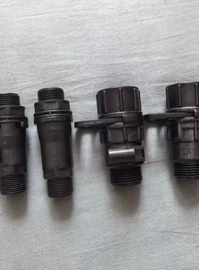 软水机软化阀6分1寸进出水口接头F65B3F63C3控制阀流量计螺纹螺母