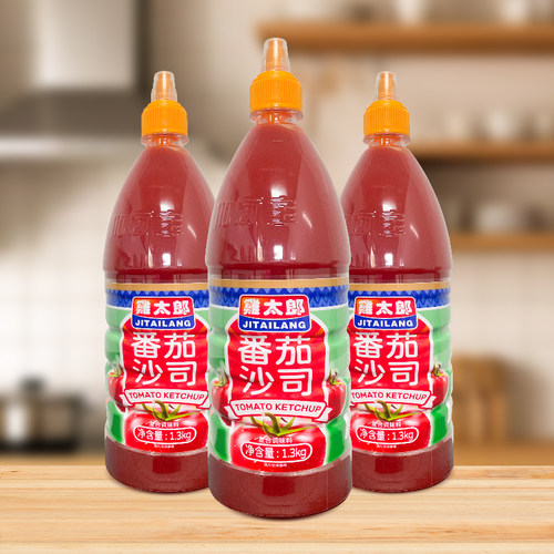 鸡太郎番茄沙司1.3kg餐饮商用番茄酱薯条鸡米花蘸料炒菜意大利面