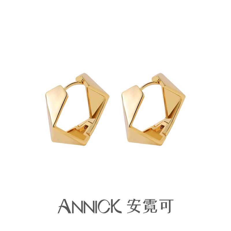 纯银时尚百搭几何耳环高级感爆款