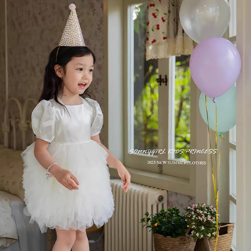 花童参加婚礼小女孩礼服